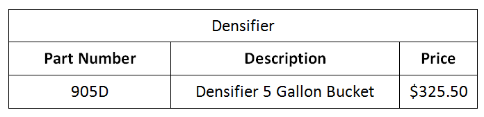 Densifier-Prices