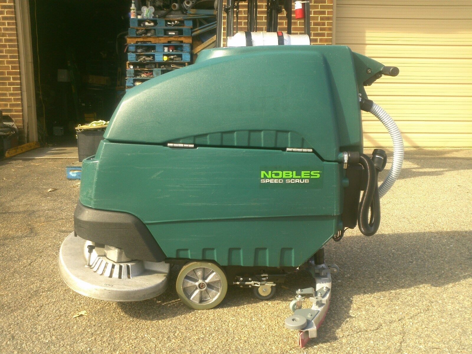 Clean virtually any hard surface condition to maximize return on investment with a wide range of cleaning options and configurations. Make battery maintenance safer with the new optional automatic battery watering system. The reliable Speed Scrub 500 Walk-Behind Scrubber provides the right solution for your application with its versatile design, easy-to-use controls, and durable components.