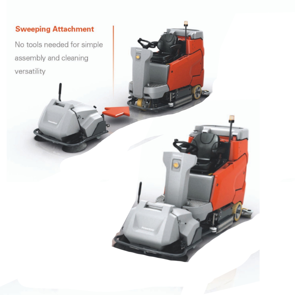 The Scrubmaster B175 offers operator comfort, industrial durability and superior cleaning results, all in one compact package. The B175 is available in two versatile cleaning platforms to meet every day cleaning needs: 33” dual cylindrical for wet sweeping and scrubbing in a single pass, or 42” dual disc for a balanced deep scrub for high-performance flooring needs. In addition, the B175 disc model offers an optional pre-sweep attachment that immediately transforms the machine into a TRUE sweeper-scrubber (dry sweep and wet scrub in a single pass).