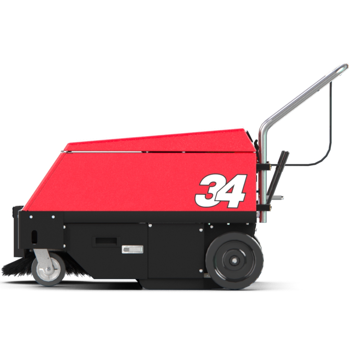 The Factory Cat model 34 Walk Behind Sweeper is the machine that built our company. This is an Industrial Sweeper that is famous for its ability to survive decades in the harshest applications: including mines, brick manufacturing, and rugged steel mills.